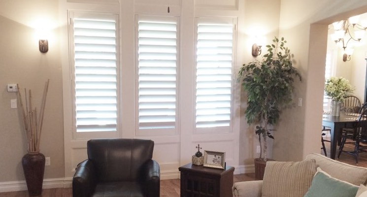 Charlotte parlor white shutters